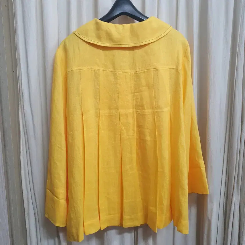 [BUNJANG] G Studio Yellow Linen Shirt / g studio 옐로우 린넨 셔츠