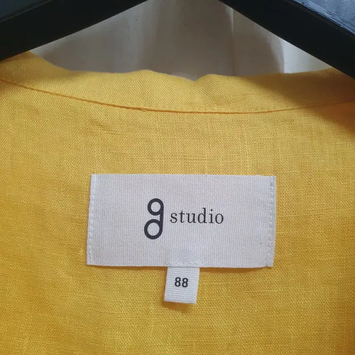 [BUNJANG] G Studio Yellow Linen Shirt / g studio 옐로우 린넨 셔츠