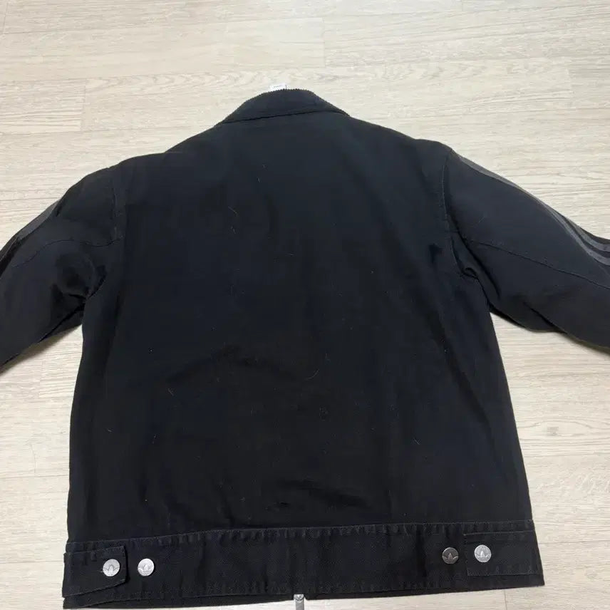 [BUNJANG] Adidas Twill Full Zip Jacket Black L / (w)아디다스 트윌 풀집 자켓 L - kf2311
