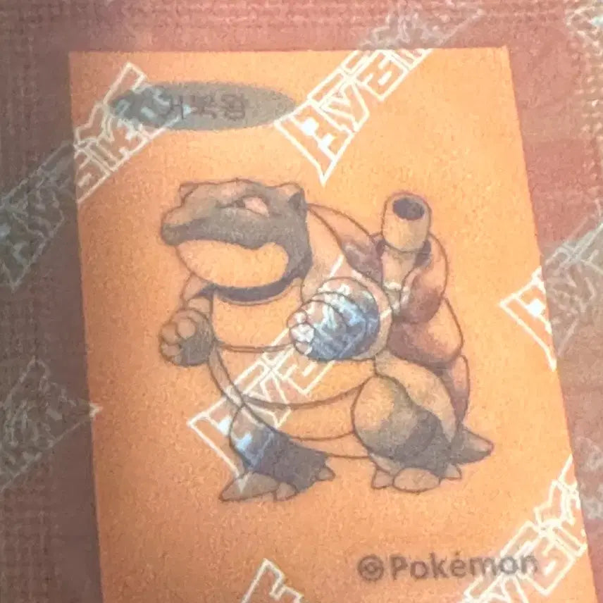 [BUNJANG] Pokemon 30th Anniversary Sticker Tortoise King / 포켓몬 30주년 띠부씰 거북왕