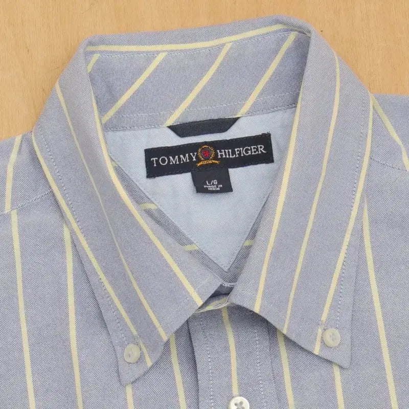 [BUNJANG] Tommy Hilfiger Classic Logo Shirt / 타미힐피거 클래식로고 셔츠 110 남방 T-1313