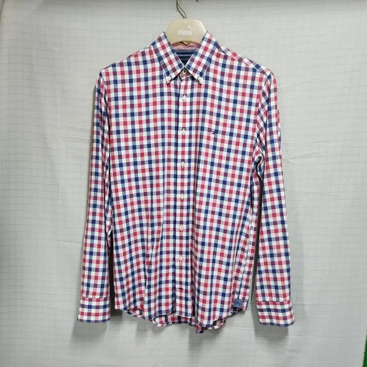 [BUNJANG] Tommy Hilfiger Gingham Check Shirt Size S / 타미힐피거 남방셔츠 (S)