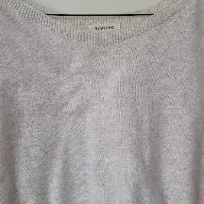 [BUNJANG] Batwing Knit T-Shirt Light Beige / 연베이지 가오리핏 니트 티셔츠