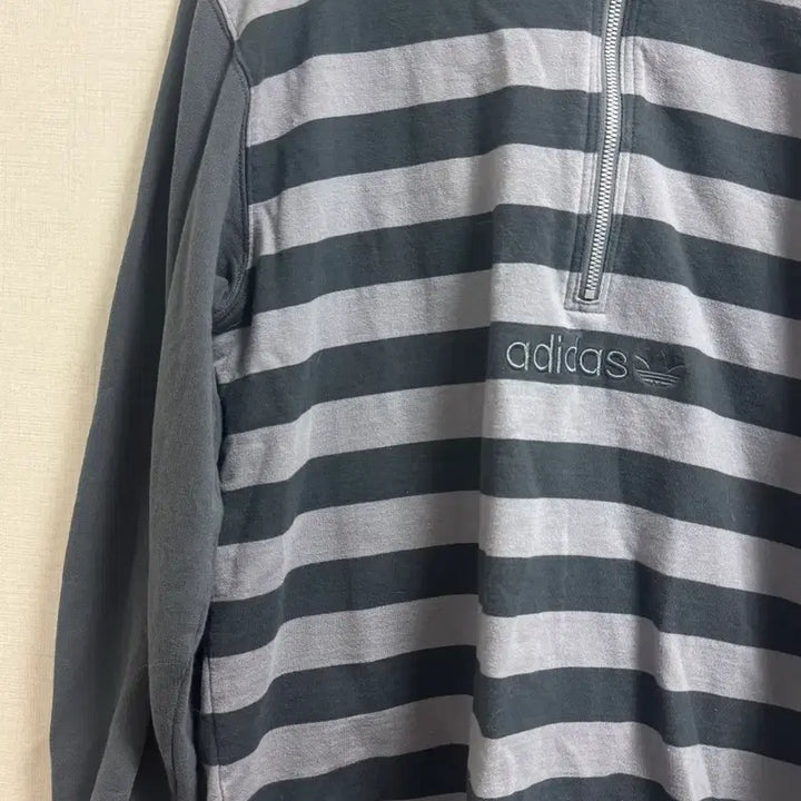 [BUNJANG] Adidas Striped Rugby Shirt XL / 아디다스 스트라이프 럭비티 XL