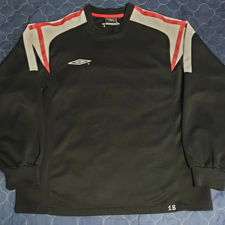 [BUNJANG] Umbro 00s Férja Old School England Crewneck Sweatshirt Black XL / 엄브로 00s 훼르자 올드스쿨 잉글랜드 폴리 맨투맨 블랙 (XL)
