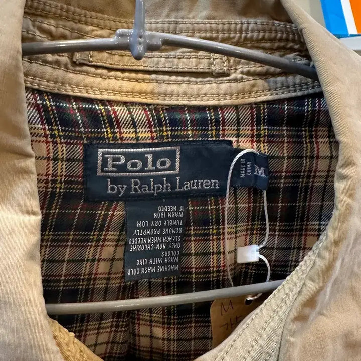 [BUNJANG] Polo Ralph Lauren Vintage Blouson Beige M / 폴로 랄프로렌 빈티지 블루종 베이지 M