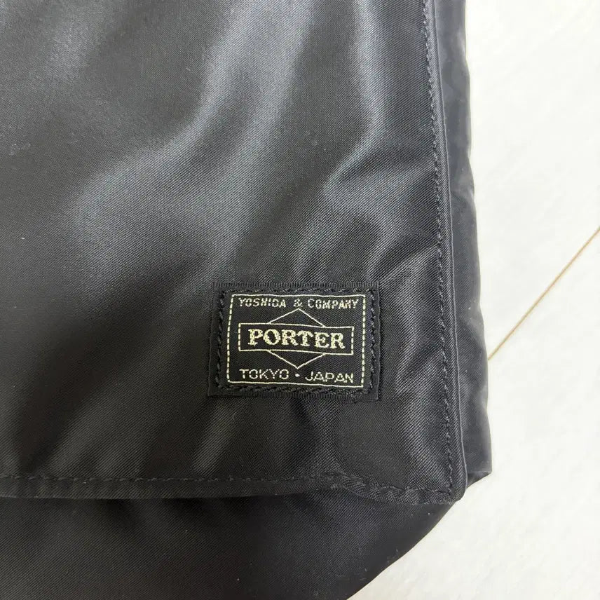 [BUNJANG] Yoshida Porter Short Helmet Bag Large Black Full Set / 요시다포터 숏 헬멧백 라지 블랙 풀구성