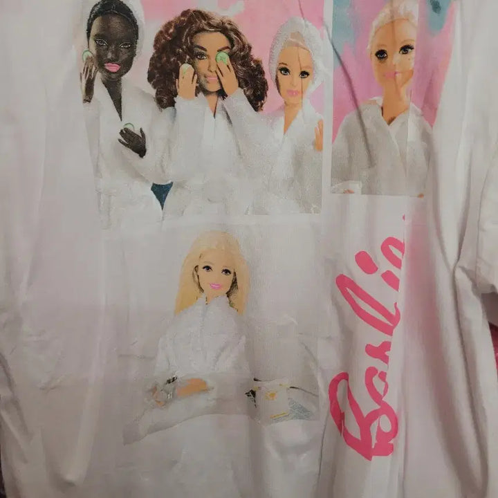 [BUNJANG] Barbie Spa T-Shirt White / 바비 인형 스파 티셔츠 화이트