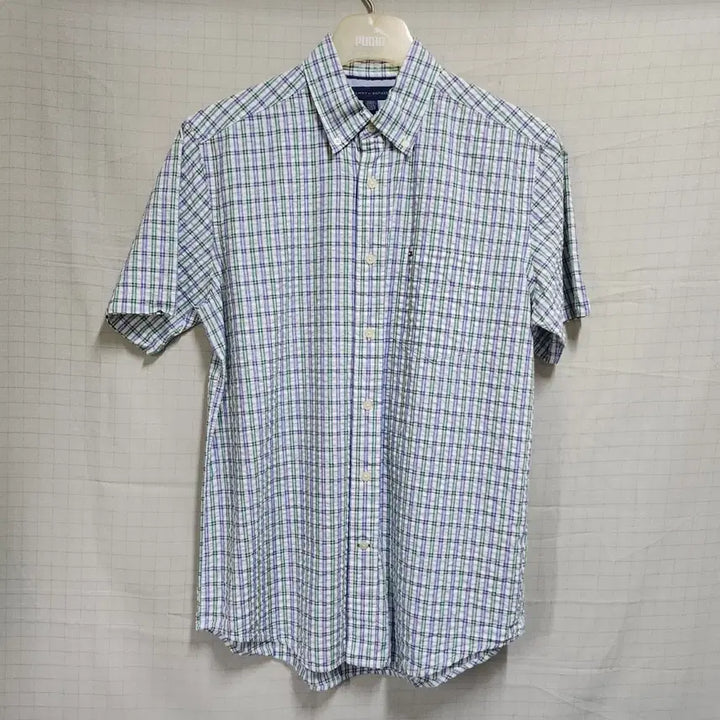 [BUNJANG] Tommy Hilfiger Plaid Check Pattern Button-Up Shirt S (95) / 타미힐피거 남방셔츠 (S/95)