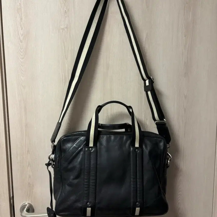 [BUNJANG] Bally Black Leather Briefcase / Bally 발리 블랙 레더 서류가방