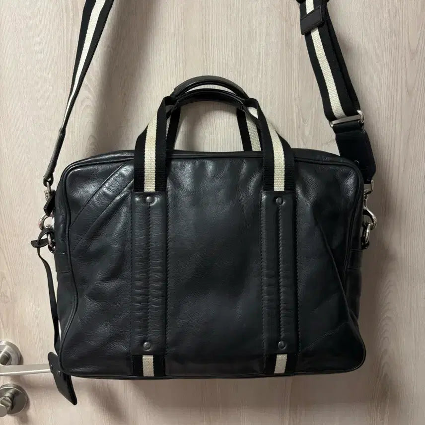 [BUNJANG] Bally Black Leather Briefcase / Bally 발리 블랙 레더 서류가방