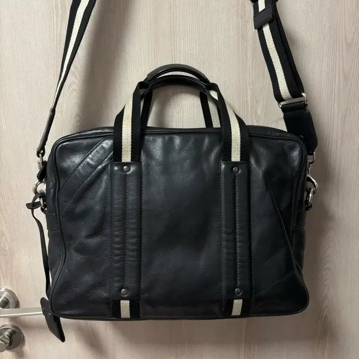 [BUNJANG] Bally Black Leather Briefcase / Bally 발리 블랙 레더 서류가방