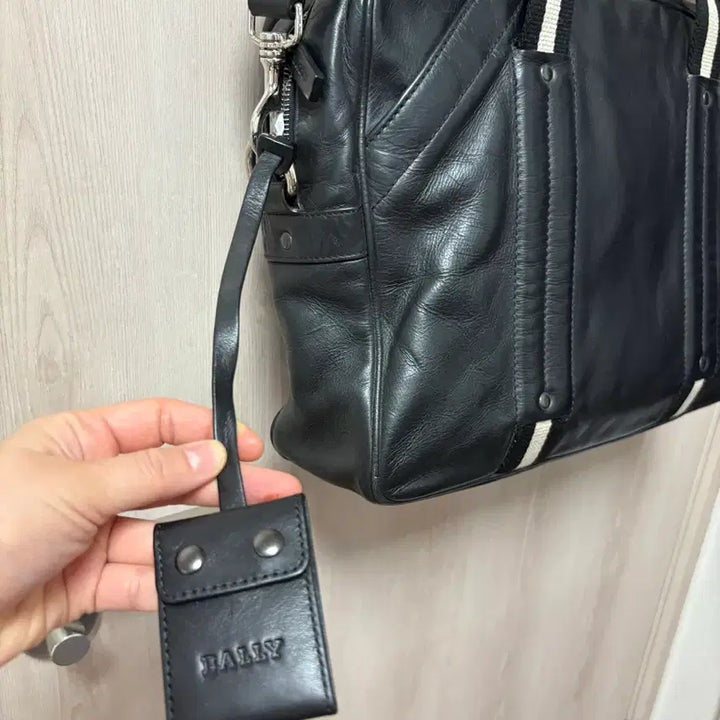 [BUNJANG] Bally Black Leather Briefcase / Bally 발리 블랙 레더 서류가방
