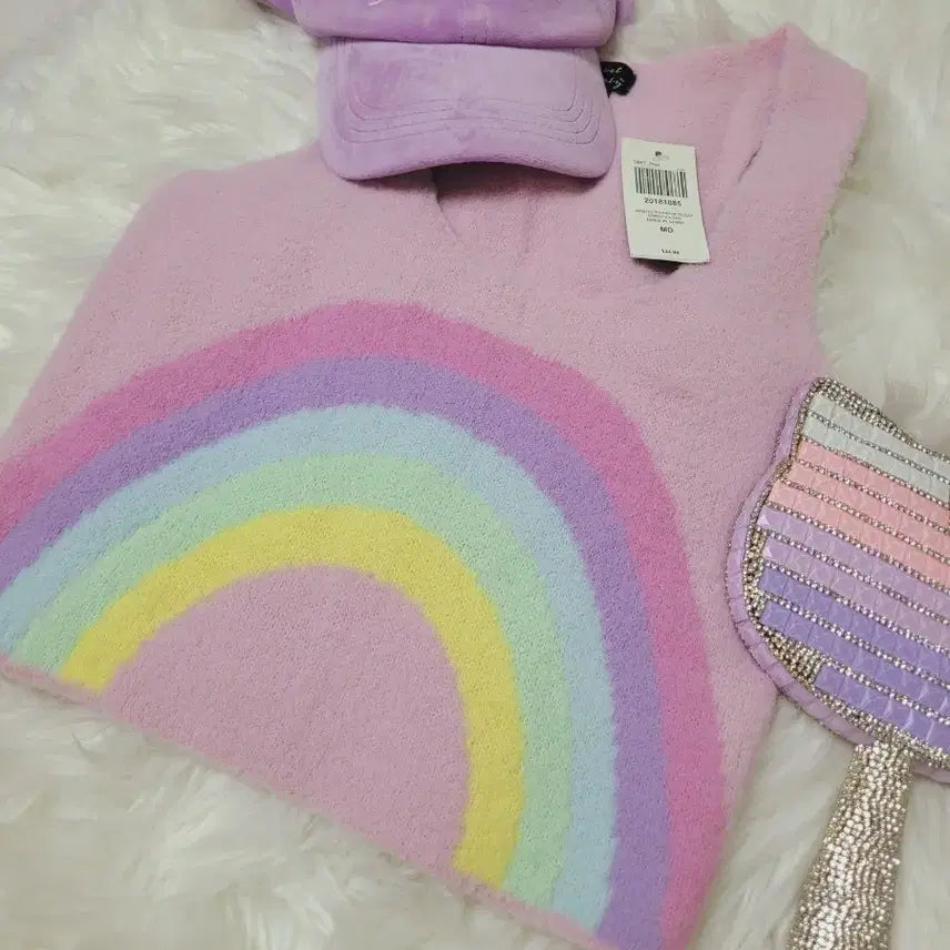 [BUNJANG] Imported Pastel Rainbow Necklace / 수입 파스텔 레인보우