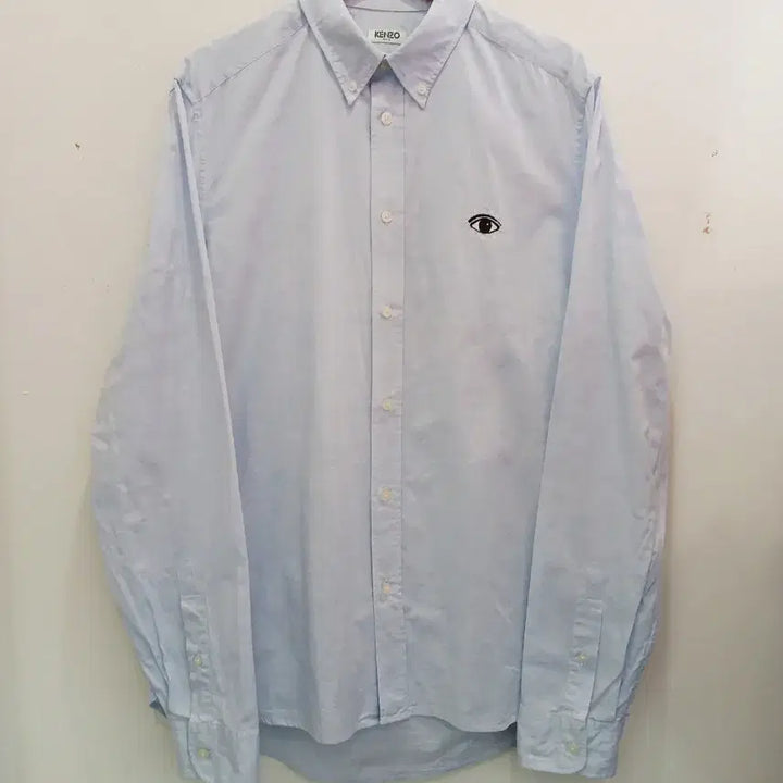 [BUNJANG] KENZO Eye Logo Linen Shirt / KENZO 겐조 눈 자수 린넨셔츠