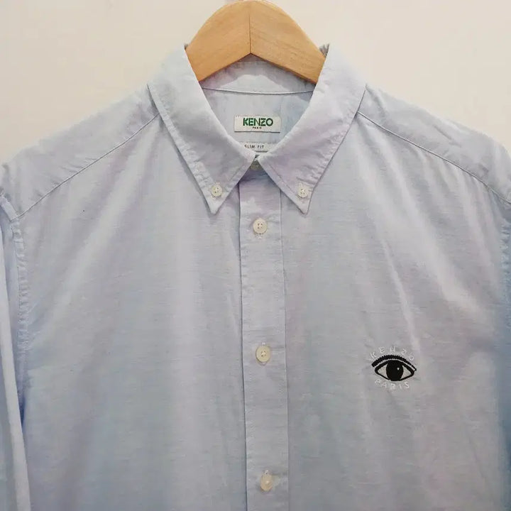 [BUNJANG] KENZO Eye Logo Linen Shirt / KENZO 겐조 눈 자수 린넨셔츠