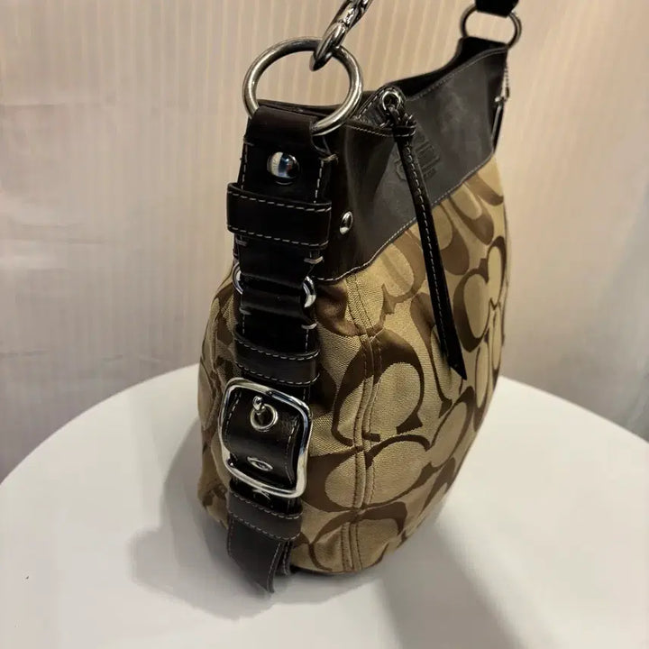 [BUNJANG] Coach Fabric Tote Bag Brown / 정품 코치 패브릭 토트백