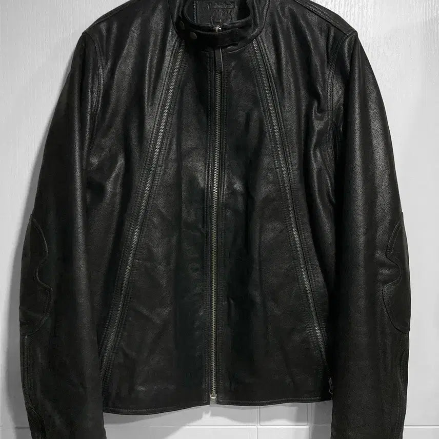 [BUNJANG] Timberland 5-Zip Leather Jacket XL / 팀버랜드 5지퍼 가죽 자켓