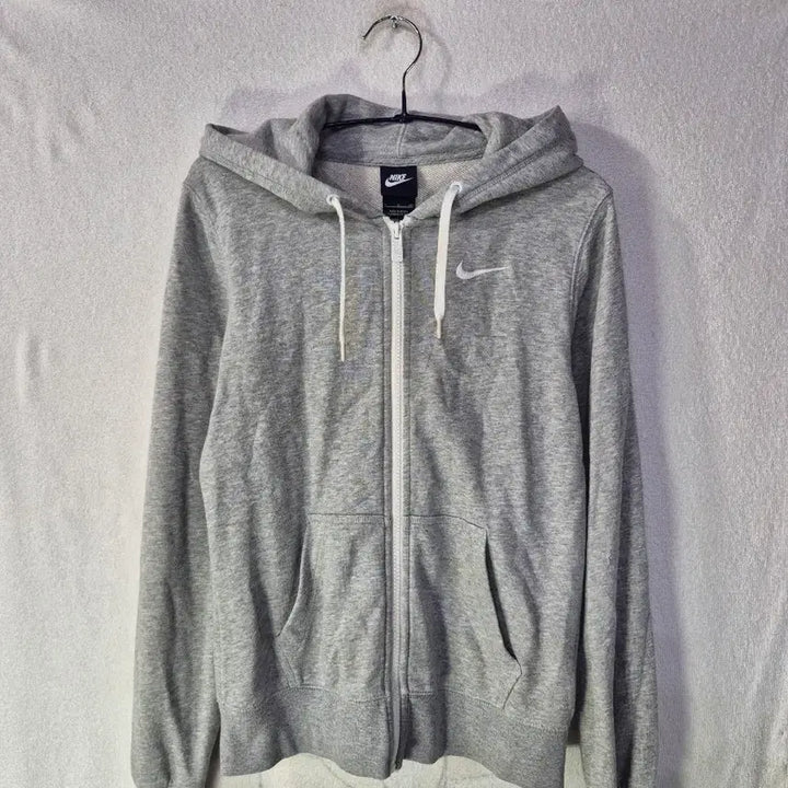 [BUNJANG] Nike Grey Hooded Zip-Up Sweatshirt / S 나이키 그레이 후드집업