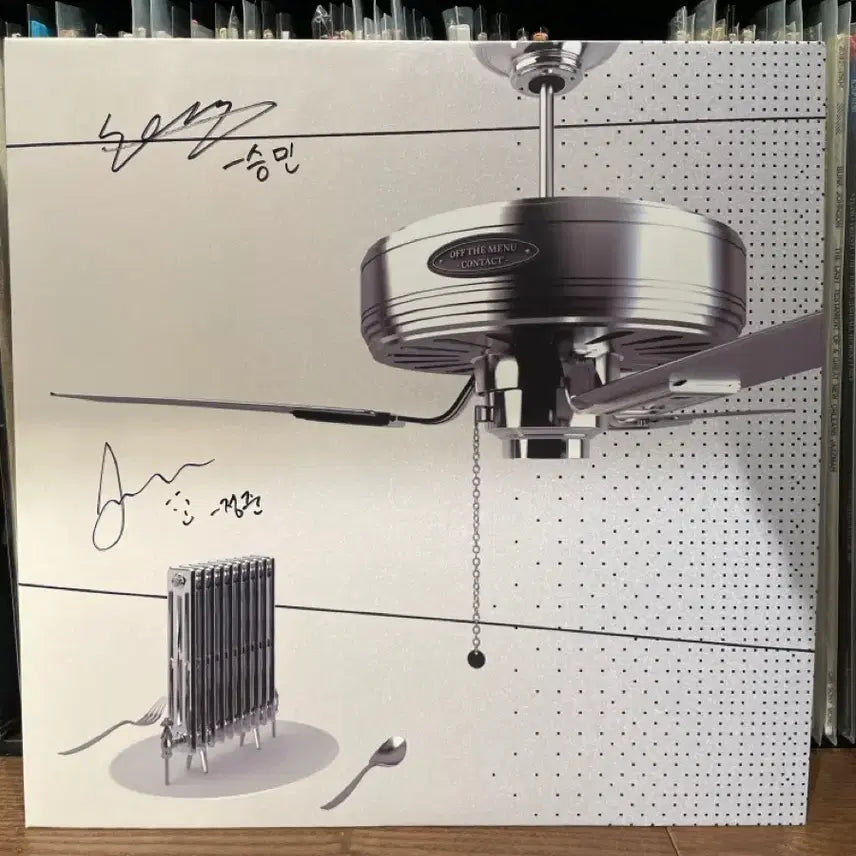 [BUNJANG] Off The Menu Contact LP (Smoky Marbled Edition, Limited to 100) - Signed / 오프더메뉴 Contact LP 100장 한정 스모키 마블반 친필 싸인
