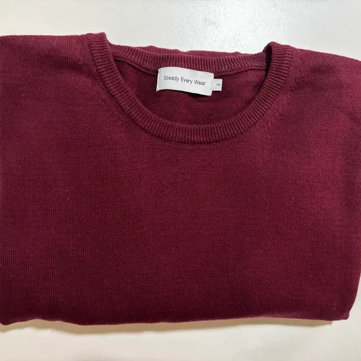 [BUNJANG] SteadyEverywhere Cotton Round Neck T-Shirt Size 3 / 스테디에브리웨어 코튼 라운드넥 3