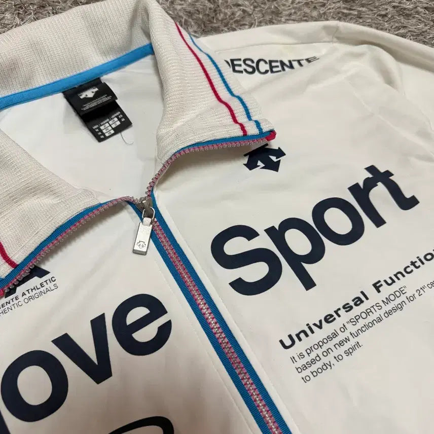 [BUNJANG] Descente White Jersey / [95] 데상트 화이트 져지