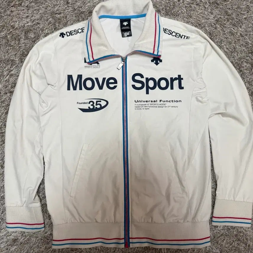 [BUNJANG] Descente White Jersey / [95] 데상트 화이트 져지
