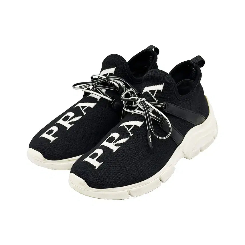 [BUNJANG] Prada Black Logo Knit Women&