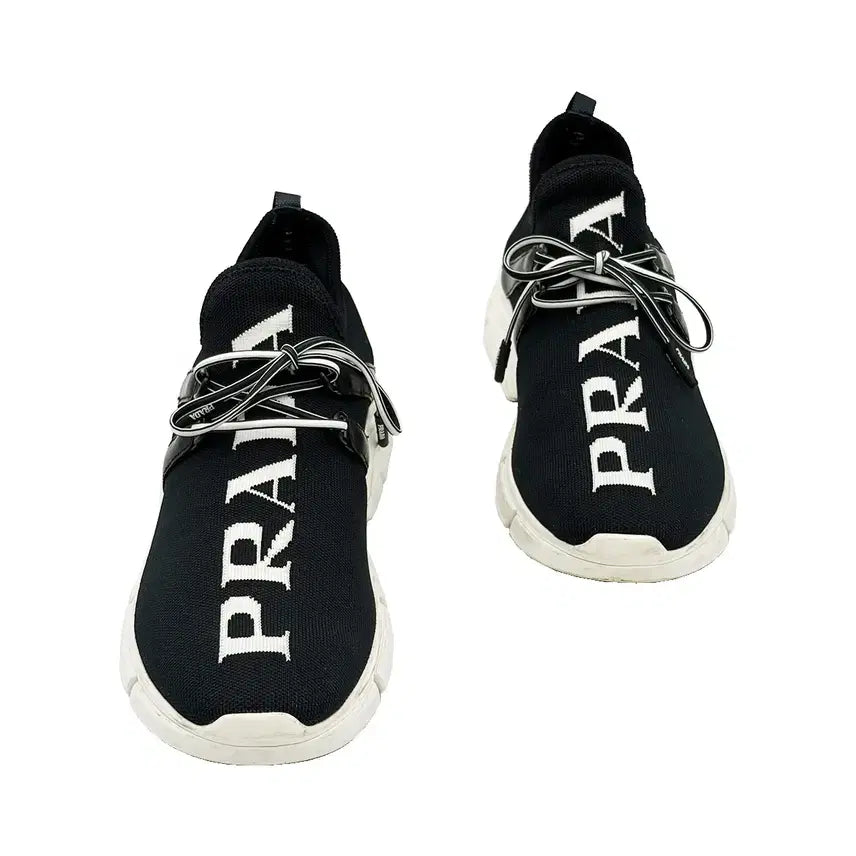 [BUNJANG] Prada Black Logo Knit Women&