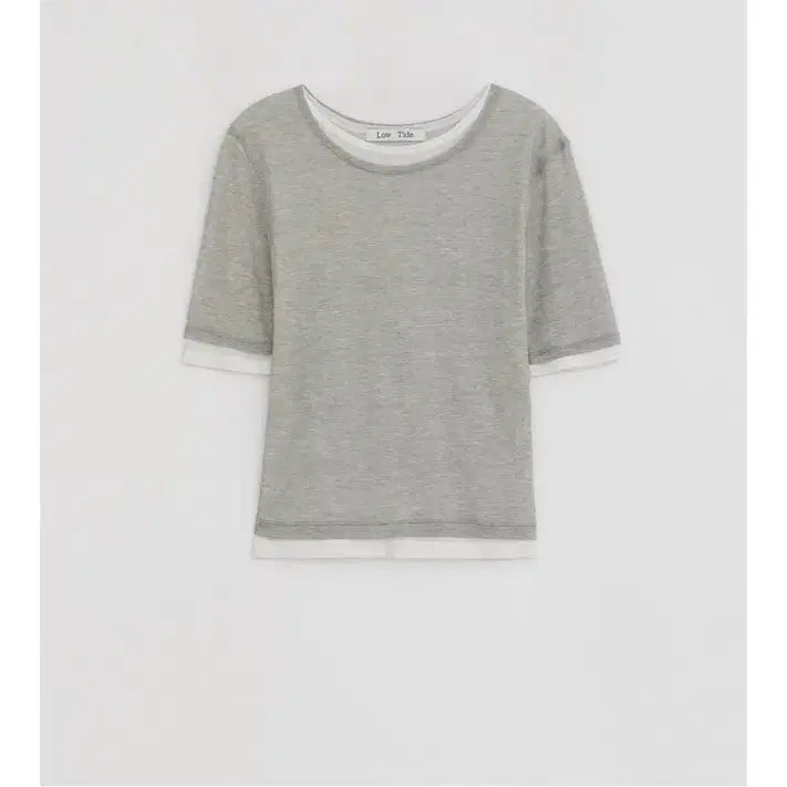[BUNJANG] Low Tide Layered T-Shirt / 로우타이드 레이어드 티