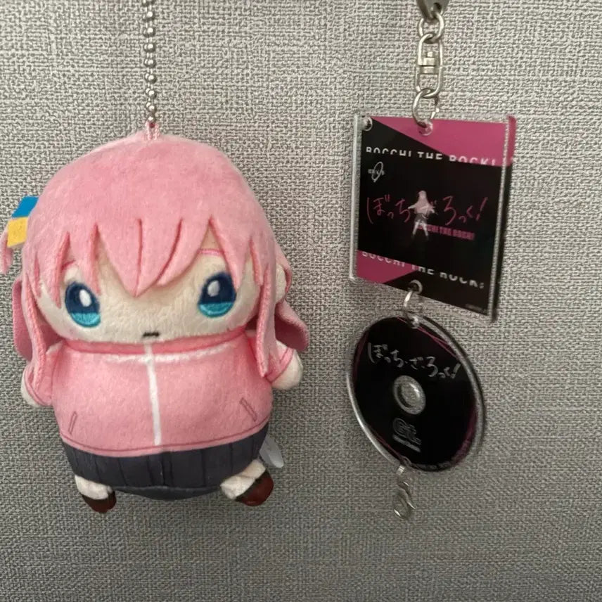 [BUNJANG] Bocchi the Rock! Plush Keychain Set / 봇치 누이구루미+CD 키링+봇치 인형 키링