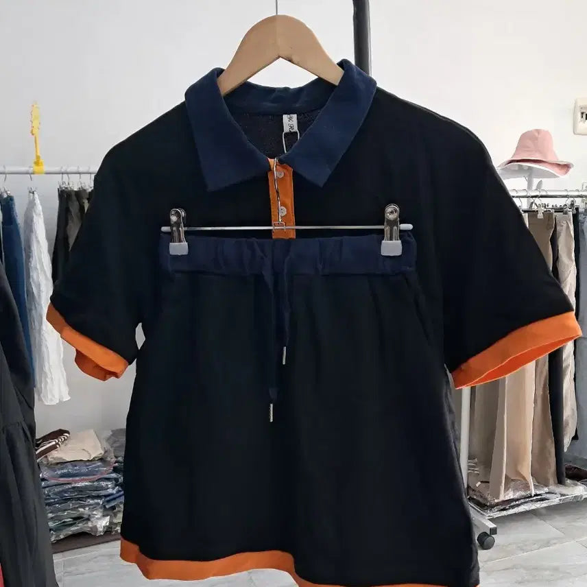 [BUNJANG] Short Sleeve Skirt Set - Size 55 / 반팔치마세트 55