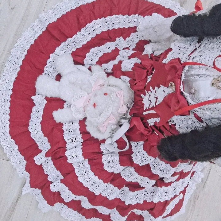 [BUNJANG] Baby, The Stars Shine Bright Romantic Dream Rose Elizabeth JSK Lolita Dress Set / BTSSB 베이비더스타샤인 로맨틱 드림 로즈 엘리자베스 JSK 로리타