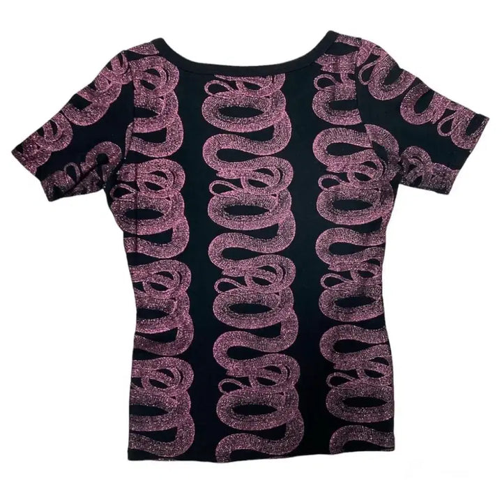 [BUNJANG] Hysteric Glamour Snake Pullover Short Sleeve T-Shirt / 히스테릭글래머 스네이크 풀오버 반팔
