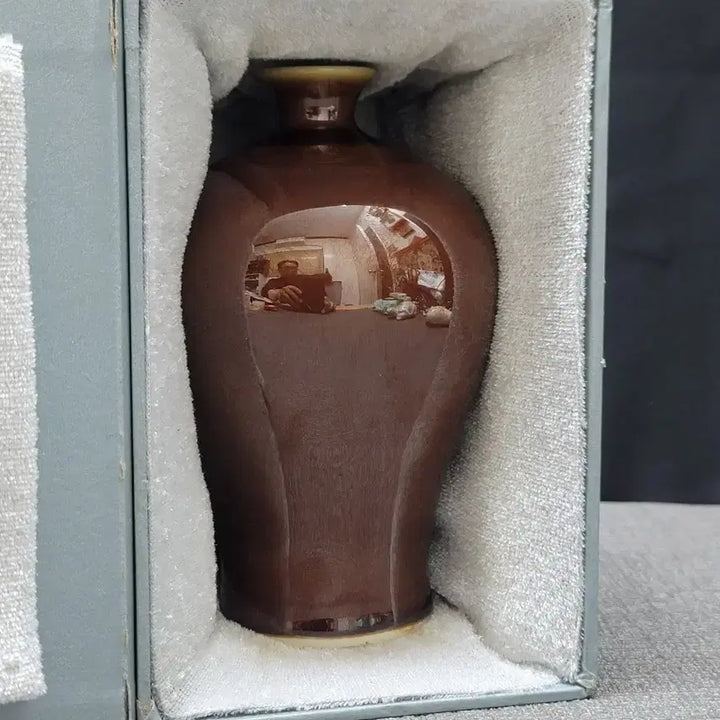 [BUNJANG] Chinese Jinsha Plain Maebyeong Vase / 중국 진사 무지 매병 도자기