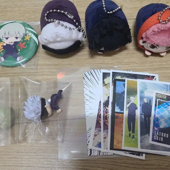 [BUNJANG] Jujutsu Kaisen Goods Bundle Set (Mochicoro Ring Plush, Figure, Cards) / 주술회전 굿즈 인형/피규어/카드 일괄판매