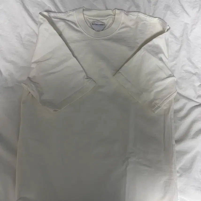 [BUNJANG] Bottega Veneta White Short Sleeve T-Shirt / 보테가 베네타 화이트 반팔 티셔츠