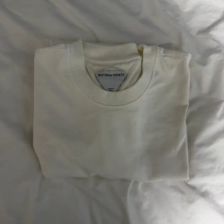[BUNJANG] Bottega Veneta White Short Sleeve T-Shirt / 보테가 베네타 화이트 반팔 티셔츠