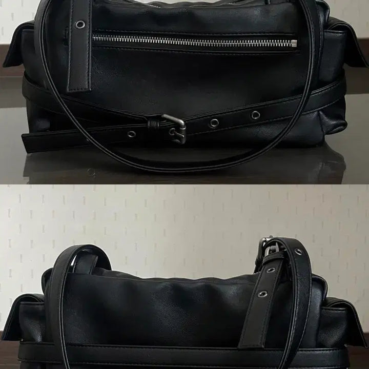 [BUNJANG] Semoondo Belt Utility Bag M Nappa Matt Black / 세이모온도 벨트 유틸리티백 M