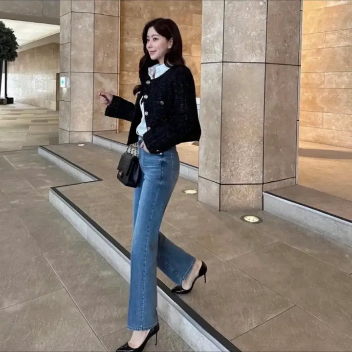 [BUNJANG] Blanc de Moon Semi Straight Denim Pants L (28-29) New / 블랑드문 세미 일자 데님 L 28-29 새제품