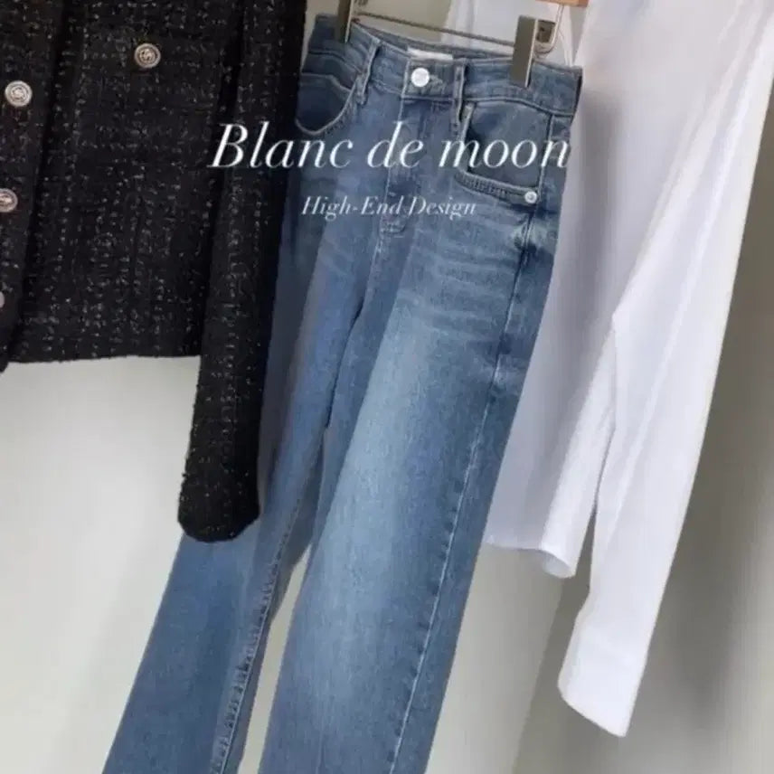 [BUNJANG] Blanc de Moon Semi Straight Denim Pants L (28-29) New / 블랑드문 세미 일자 데님 L 28-29 새제품