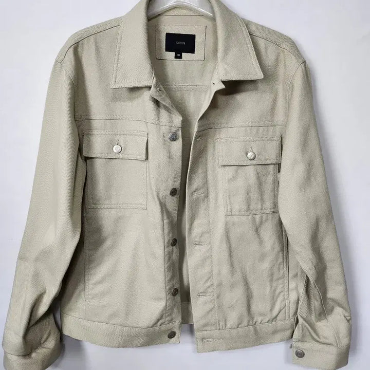 [BUNJANG] TOPTEN Beige Trucker Jacket L / 탑텐 베이지 트러커 자켓 100 L 새제품급