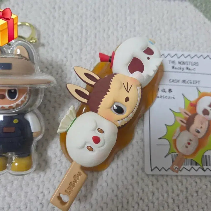 [BUNJANG] Pop Mart Labubu Wakimart Series Yakitori Magnet Figure / (정품) 팝마트 라부부 와키마트 시리즈 자석 피규어: 야키토리