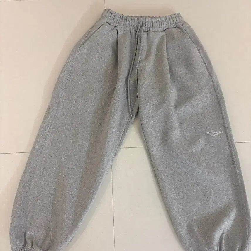 [BUNJANG] Under My Car Mu.03 Sweatpants Grey / 언더마이카 Mu.03 스웨트 팬츠 그레이