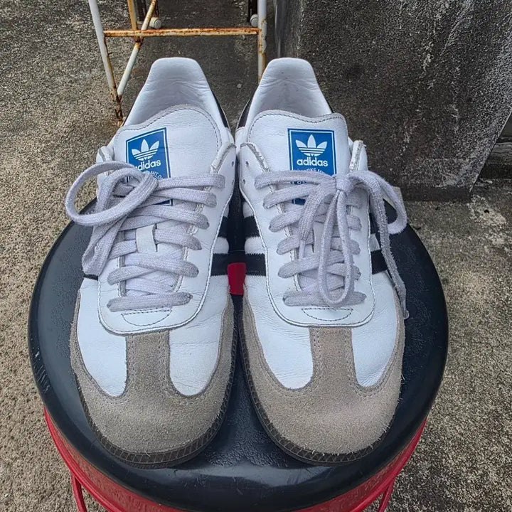 [BUNJANG] Adidas Samba OG White Black 275 / 아디다스 삼바 OG 화이트 블랙 275 판매합니다.