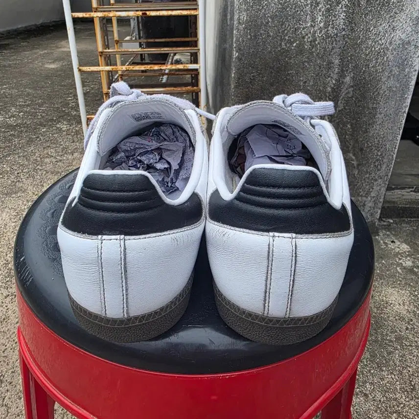 [BUNJANG] Adidas Samba OG White Black 275 / 아디다스 삼바 OG 화이트 블랙 275 판매합니다.