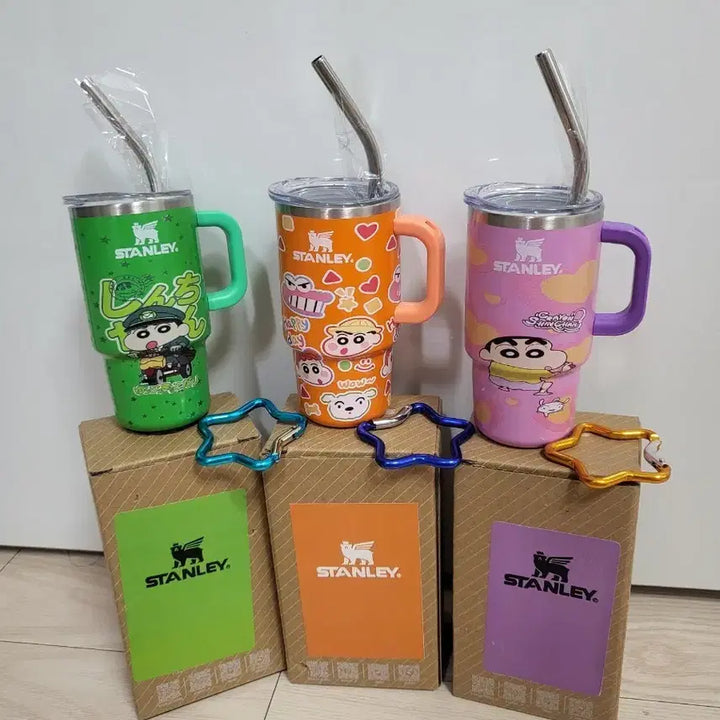 [BUNJANG] Crayon Shin-chan Collaboration Tumbler Keyring / 짱구 콜라보 퀜처 텀블러 키링 새상품