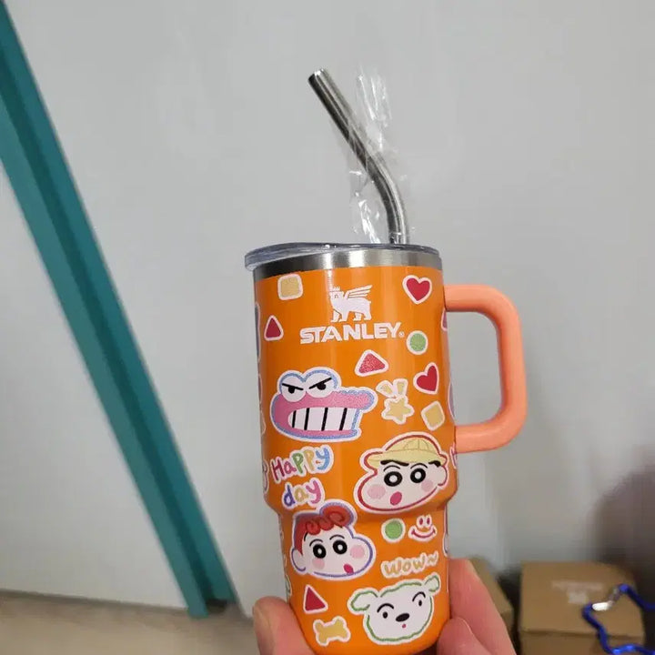 [BUNJANG] Crayon Shin-chan Collaboration Tumbler Keyring / 짱구 콜라보 퀜처 텀블러 키링 새상품