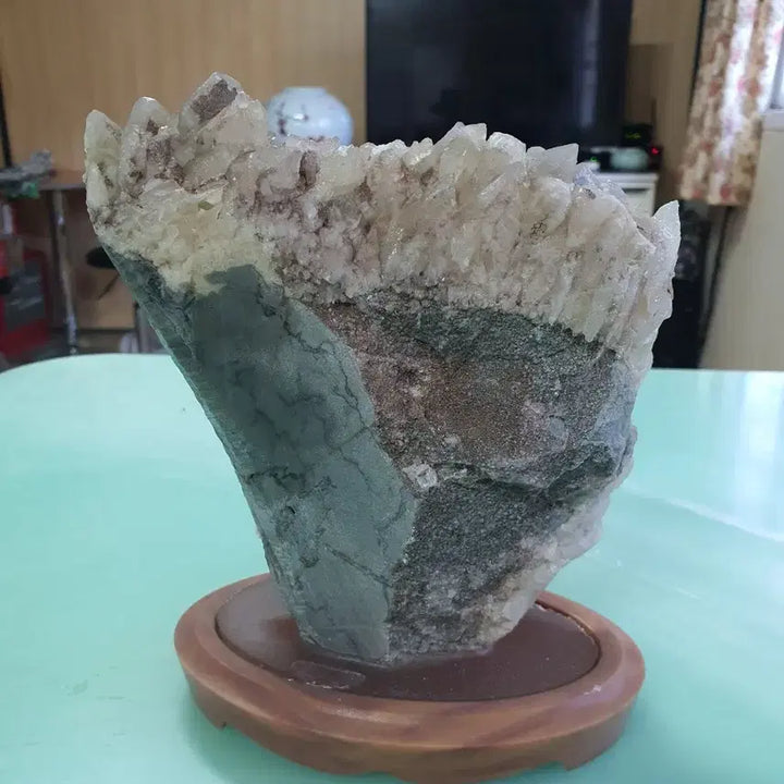 [BUNJANG] Sillimanite Dog-tooth Calcite Specimen / 수석- 개이빨 방해석