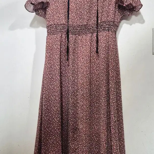 [BUNJANG] Claudie Pierlot Floral Pattern Chiffon Long Dress / CLAUDIE PIERLOT 끌로디  피에로 플라워 패턴 롱 원피스 쉬폰